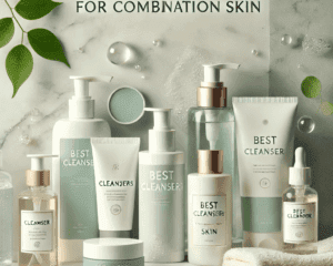 best display of cleansers for combination skin